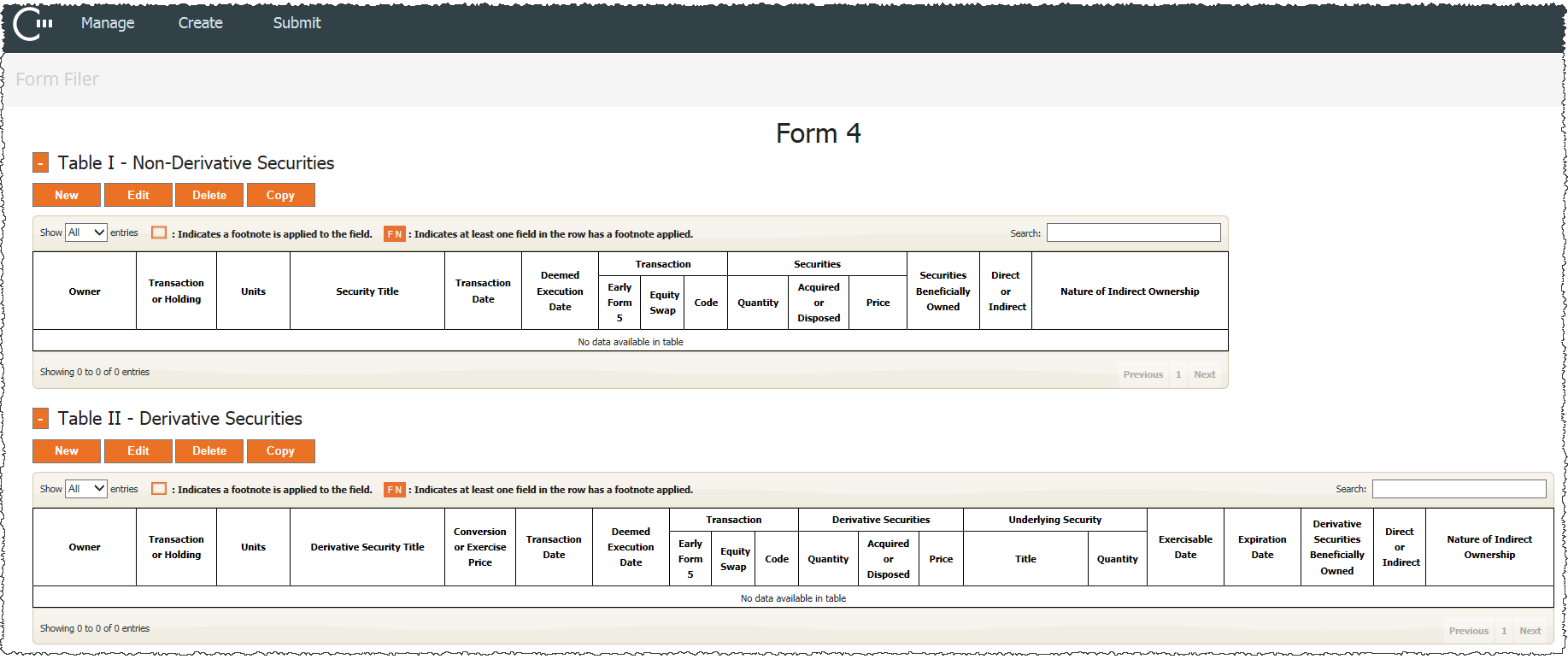 Using the Form Filer