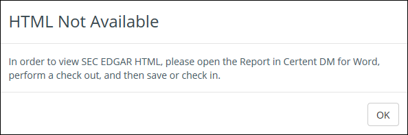 HTML Not Available
