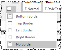 No border